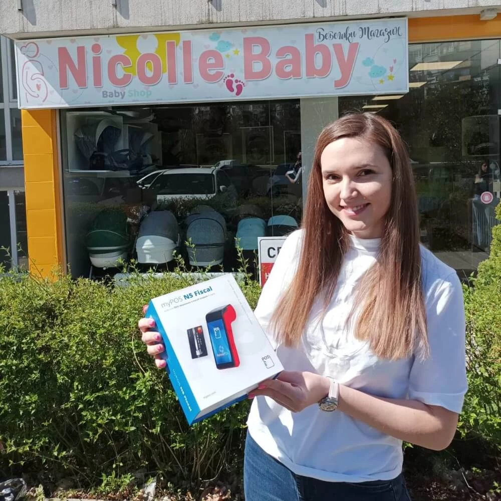 Магазин Nicolle Baby приема картови плащания с помощта на myPOS