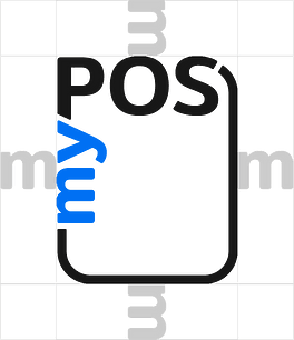 myPOS Logo with spacing