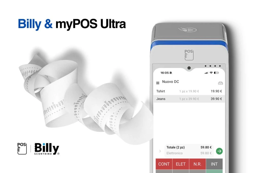myPOS Ultra and Billy Scontrino