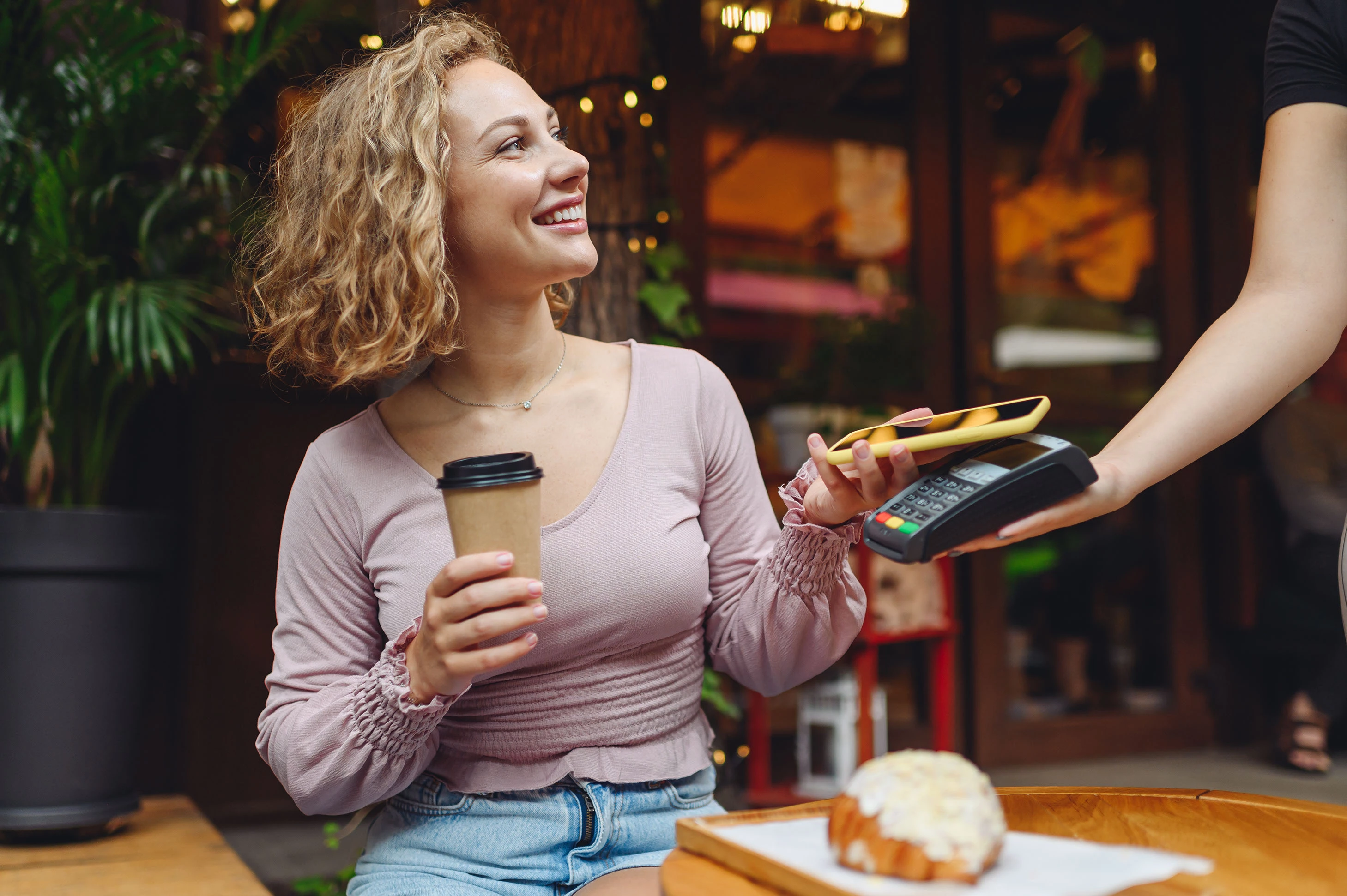 Paiement NFC avec smartphone