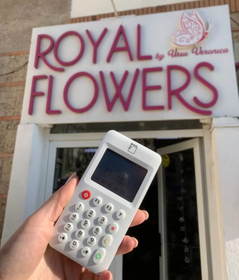 Royal Flowers myPOS Go 2