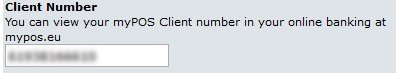 Client number