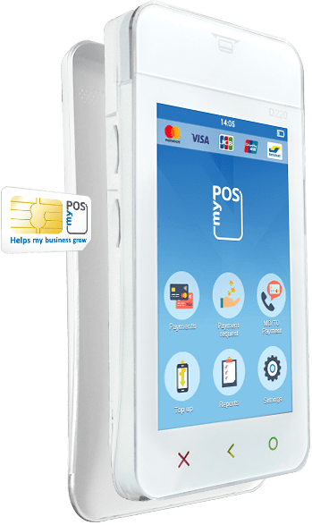 La Carte SIM DATA est conçue exclusivement pour les appareils myPOS