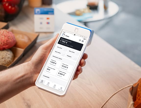myPOS Ultra terminal with toporder
