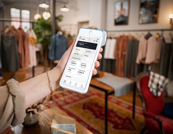 myPOS Ultra terminal with toporder