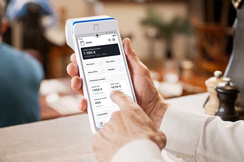 myPOS Ultra terminal with toporder