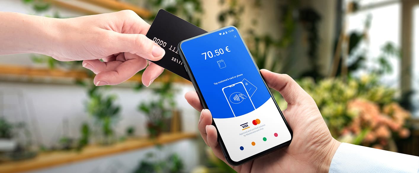 myPOS Glass app on device