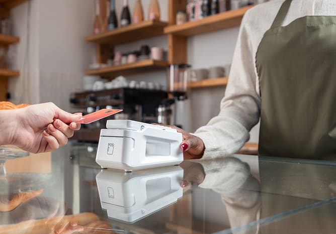 Countertop card machine