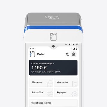 myPOS Handheld Cash Register features on mobile