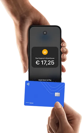 Hand the iPhone to the buyer to pay