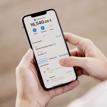 One account for payments and day-to-day business finances